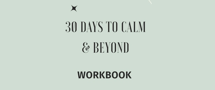 30-Day Calm Guide cover